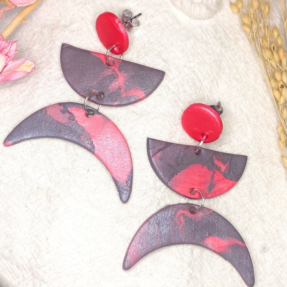 Clay earrings